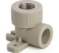 Угольник с креплением LAMMIN ppr вр 25x1/2" 60/20 серый Lm31055025015G