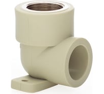 Угольник с креплением LAMMIN ppr вр 25x3/4" 70/10 серый Lm31055025020G