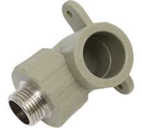 Угольник с креплением LAMMIN ppr нр 25x3/4" 60/10 серый Lm31054025020G