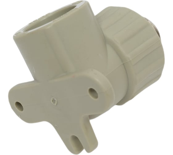 Угольник с креплением LAMMIN ppr нр 25x3/4" 60/10 серый Lm31054025020G