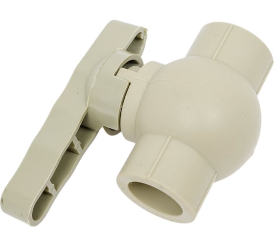 Шаровой кран LAMMIN ppr 20 60/10 серый Lm31072000020G