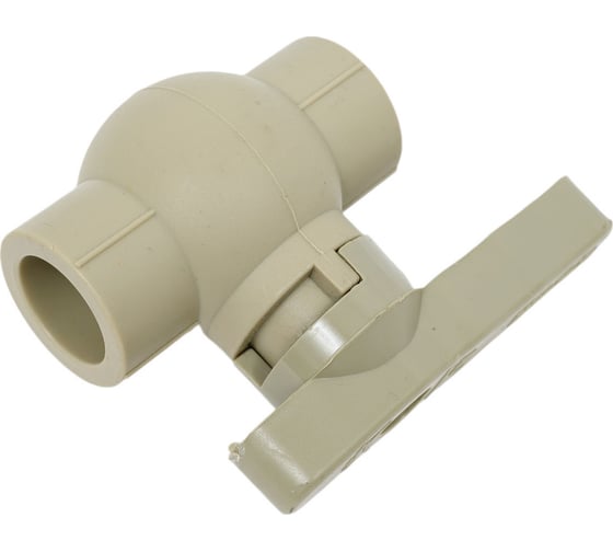 Шаровой кран LAMMIN ppr 20 60/10 серый Lm31072000020G