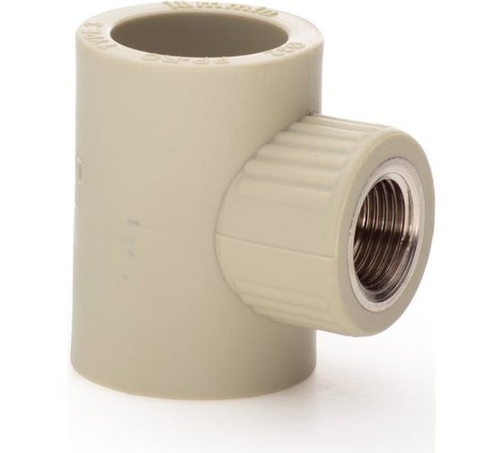 Тройник LAMMIN ppr комбинированный, вр 32x1/2" 50/10 серый Lm31047032015G 1