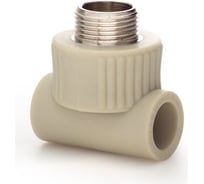 Тройник LAMMIN ppr комбинированный, нр 20x3/4" 75/15 серый Lm31046020020G