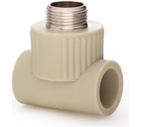 Тройник LAMMIN ppr комбинированный, нр 25x3/4" 60/20 серый Lm31046025020G