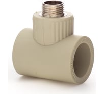 Тройник LAMMIN ppr комбинированный, нр 32x1/2" 50/10 серый Lm31046032015G