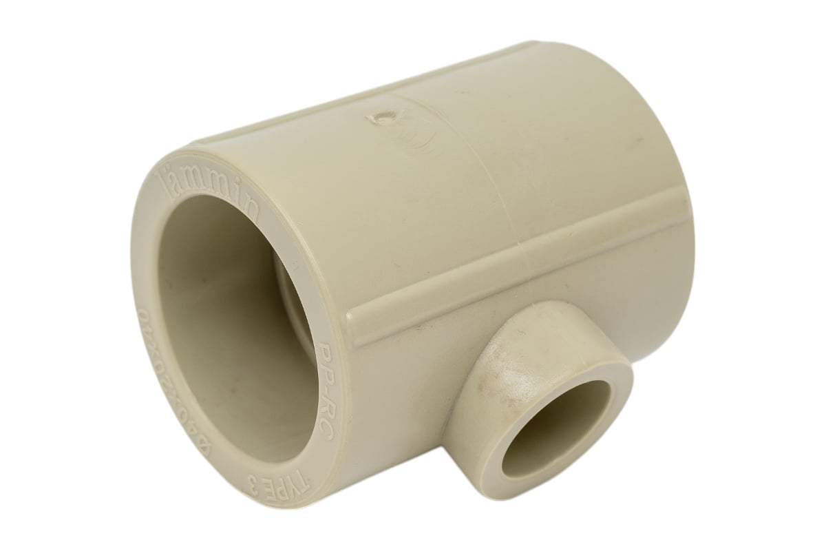 Тройник LAMMIN ppr переходной 40x20x40 84/14 серый Lm31033402040G ...