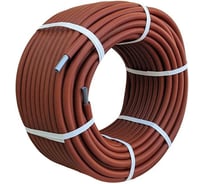 Труба в гофре защитной КОНТУР PEX-a со слоем EVOH красная, D16x2.2 (SDR 7.4) G-RAY OXY, 100 м 060500016001