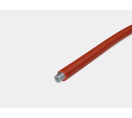 Труба в гофре защитной КОНТУР PEX-a со слоем EVOH красная, D16x2.2 (SDR 7.4) G-RAY OXY, 100 м 060500016001