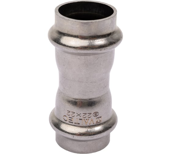 Муфта VALTEC нержавеющая сталь 22х22 VTi.903.I.002222