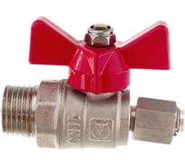 Шаровой кран для подключения манометра VALTEC 1/2нар - 1/4вн. VT.806.N.0402