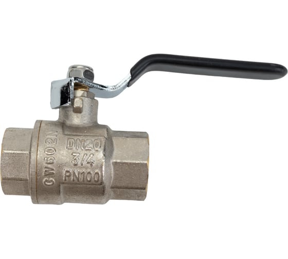 Шаровой кран VALTEC PERFECT, стальная рукоятка 3/4 вн.-вн. VT.314.N.05 1