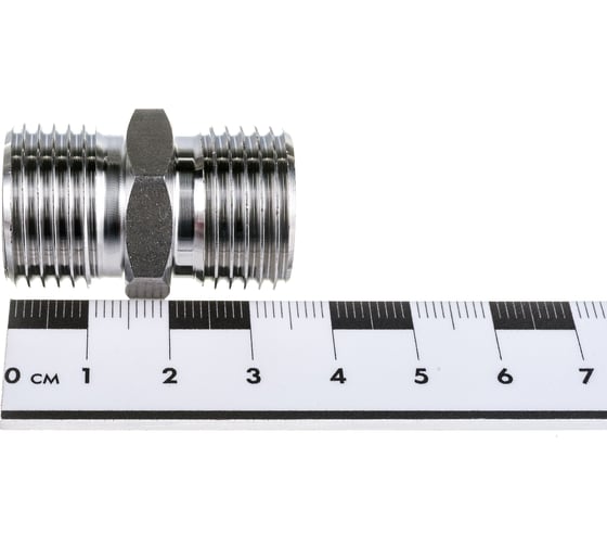 Ниппель VALTEC нержавеющая сталь 1/2х1/2 VTi.582.I.0404