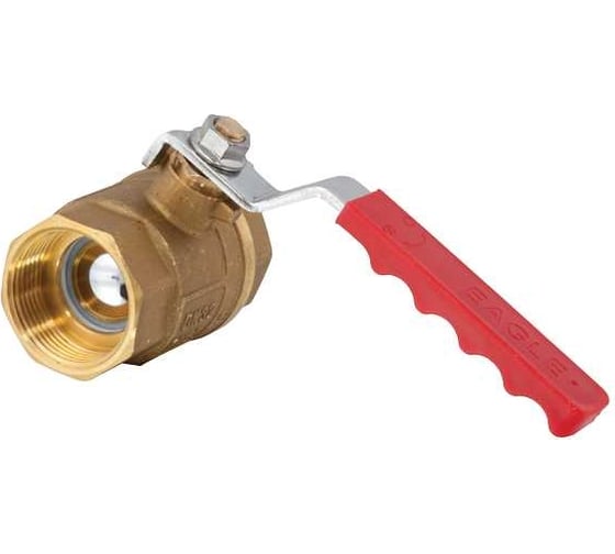 Шаровой кран BYR PEX полнопроходной, усиленный, DZR-латунь FF 1/2", стальная ручка 9721