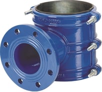 Двусоставной фланцевый отвод для пэ/пвх (седелка) АТКА ду100x250 1001060305