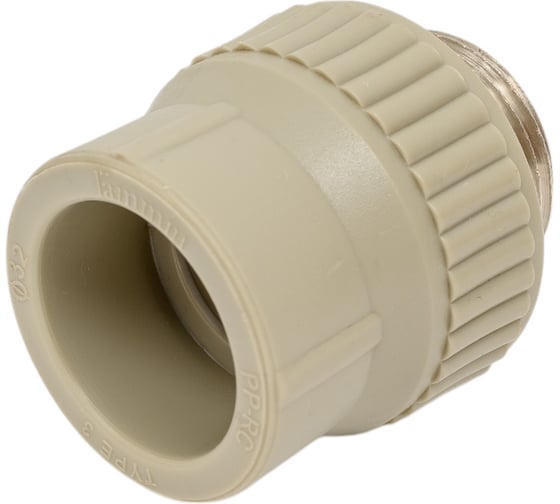Комбинированная муфта LAMMIN ppr вр 32x1" 60/20 серый Lm31043032025G