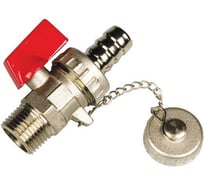 Сливной шаровой кран BYR PEX 1/2", с пробкой для концовки коллектора 9621