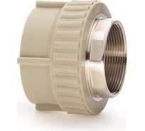 Комбинированная муфта LAMMIN ppr вр 63x2" под ключ 12/6 серый Lm31044063050G