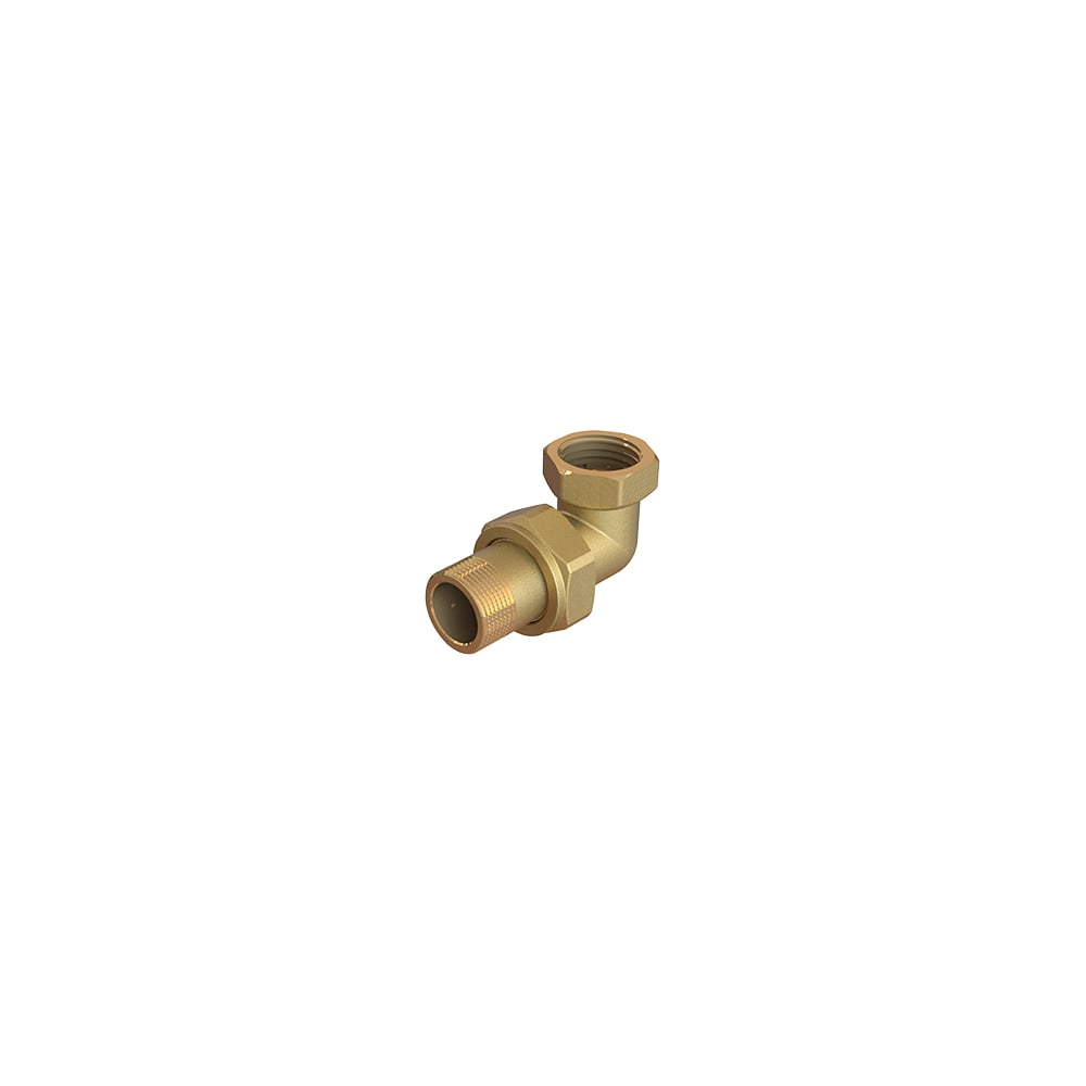 Сгон американка ELSEN Metalit угловой, НВ, 1", 1", латунь, с плоским ...