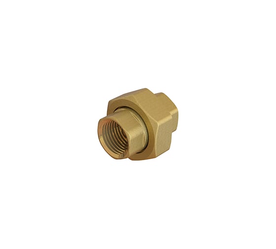 Сгон американка ELSEN Metalit прямой, ВВ, 3/4", 3/4", латунь, с плоским уплотнением EBF21.34 1
