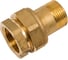 Сгон американка ELSEN Metalit прямой, НВ, 3/4", 3/4", латунь, с плоским уплотнением EBF26.34 3