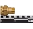 Сгон американка ELSEN Metalit прямой, НВ, 3/4", 3/4", латунь, с плоским уплотнением EBF26.34 4