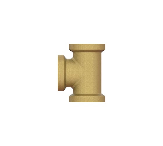 Тройник ELSEN Metalit ВВВ, 1/2", 1/2", 1/2", латунь, равнопроходной EBF07.12