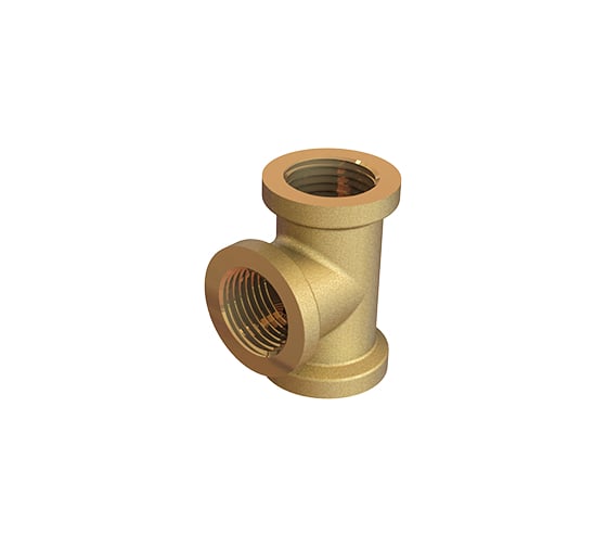 Тройник ELSEN Metalit ВВВ, 1", 3/4", 1", латунь, переходной EBF03.103410 1