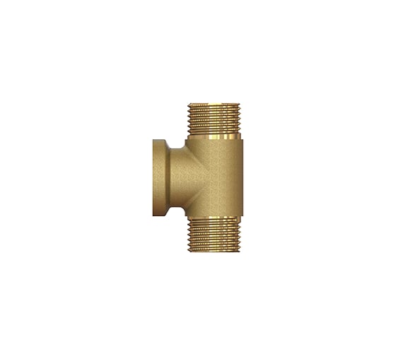 Тройник ELSEN Metalit НВН, 1/2", 1/2", 1/2", латунь, равнопроходной EBF09.12