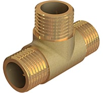 Тройник ELSEN Metalit ННН, 3/4", 3/4", 3/4", латунь, равнопроходной EBF06.34