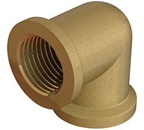 Угольник ELSEN Metalit 90, ВВ, 3/4", 3/4", латунь EBF11.34