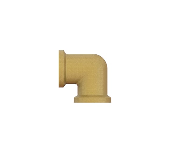 Угольник ELSEN Metalit 90, ВВ, 1/2", 1/2", латунь EBF11.12
