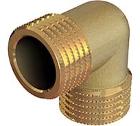 Угольник ELSEN Metalit 90, НН, 3/4", 3/4", латунь EBF10.34