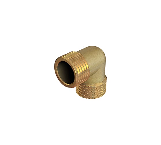 Угольник ELSEN Metalit 90, НН, 1", 1", латунь EBF10.10 1