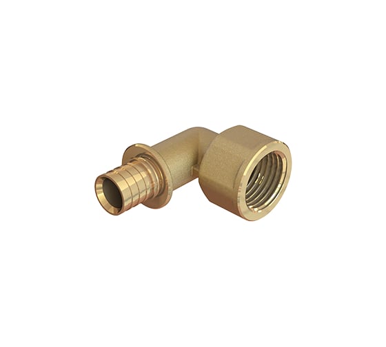 Угольник ELSEN Monolit В, 20, 1/2", латунь EFA25.20-12BB