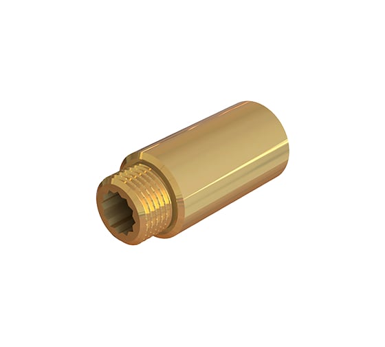 Удлинитель ELSEN Metalit НВ, 1/2", 1/2", длина - 100 мм, латунь EBF13.12-100 1