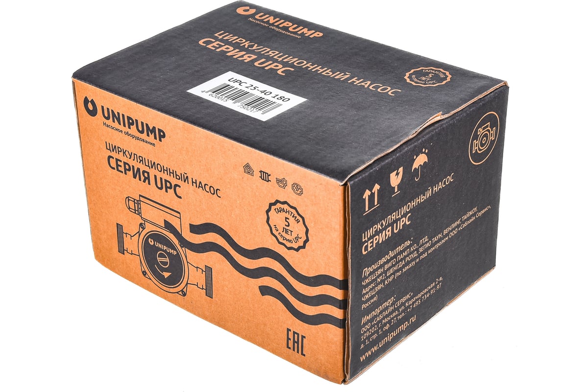 Циркуляционный насос Unipump UPС 25-40 180 53843 - выгодная цена ...