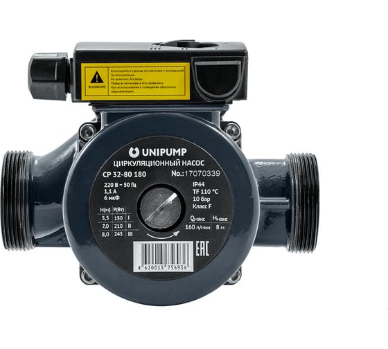 Циркуляционный насос Unipump CP 32-80 180 77870