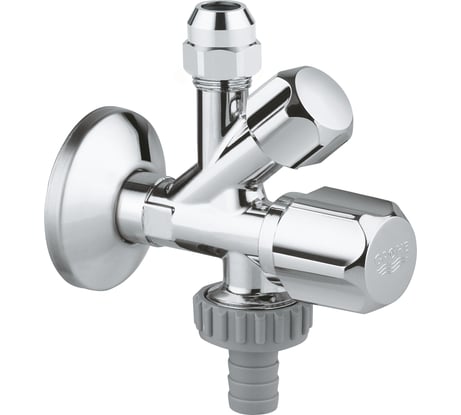 Комбинированный угловой вентиль GROHE WAS 1/2" 22035000
