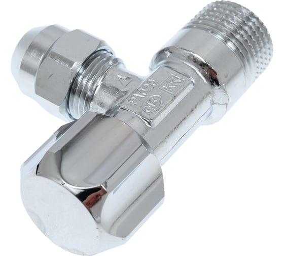 Угловой вентиль с металлической розеткой GROHE 1/2"x3/8", 1 шт. 22018000