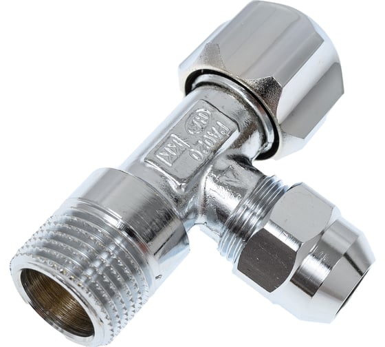 Угловой вентиль с металлической розеткой GROHE 1/2"x3/8", 1 шт. 22018000