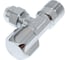Угловой вентиль с металлической розеткой GROHE 1/2"x3/8", 1 шт. 22018000 2