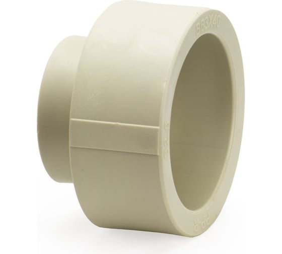 Переходная муфта LAMMIN ppr вн/вн 63x40 70/10 серый Lm31031063040G 1