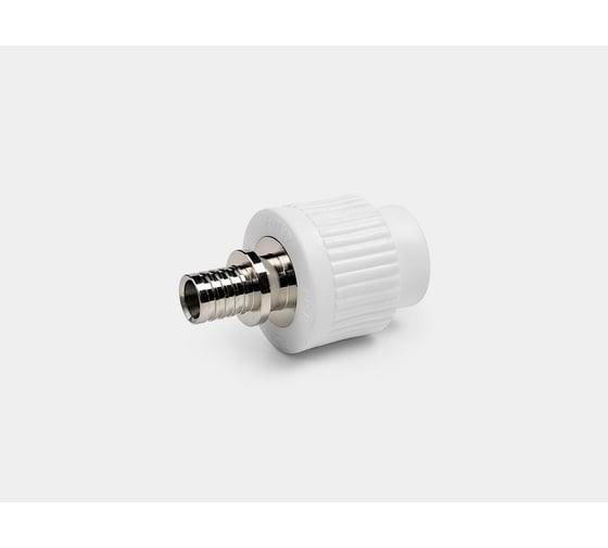 Переходная муфта КОНТУР G-RAY D16 – PPR D20 (соединение труб PE-X/PE-RT с PPR) 061620016100