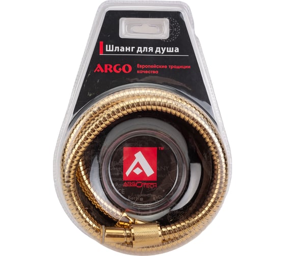 Шланг для душа ARGO EUR-GOLD 1/2, 150 см 33098