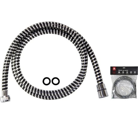 Шланг для душа ARGO PVC ESPIROFLEX BLACK 1/2, 150 см 34550