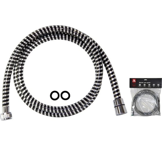 Шланг для душа ARGO PVC ESPIROFLEX BLACK 1/2, 150 см 34550 1