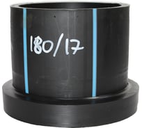 Втулка под фланец Флексапайп + ПЭ100, SDR17, Ø180, удлиненная FLEXAPIPE УТ0049750