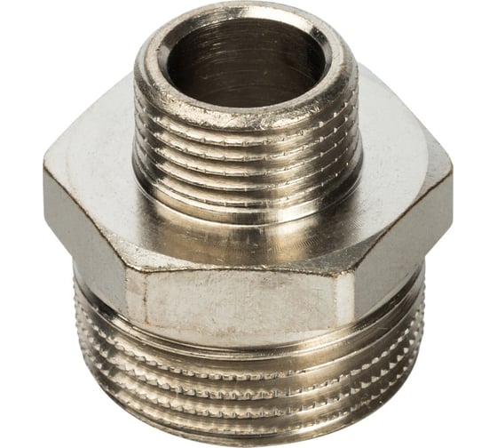 Переходной никелированный ниппель STOUT НН 3/4X3/8 SFT-0004-003438 RG008Q0OCNPRLS