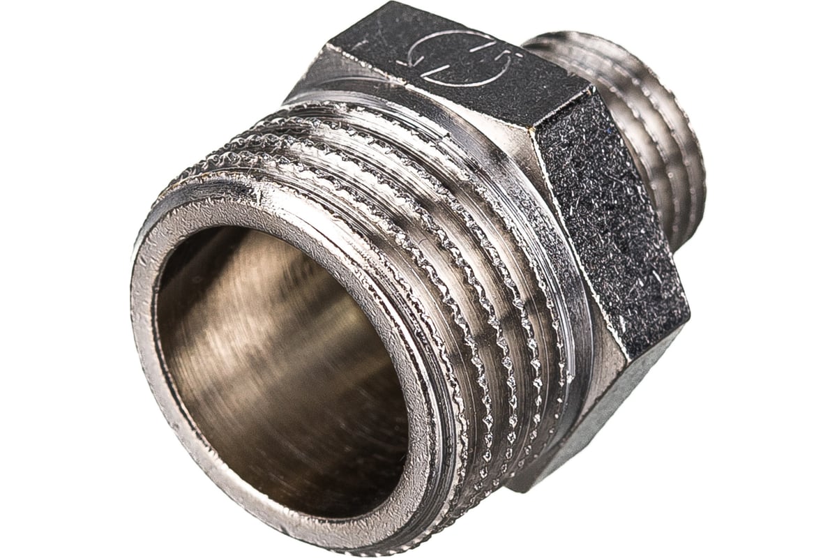 Переходной никелированный ниппель STOUT НН 1/2X1/4 SFT-0004-001214 ...